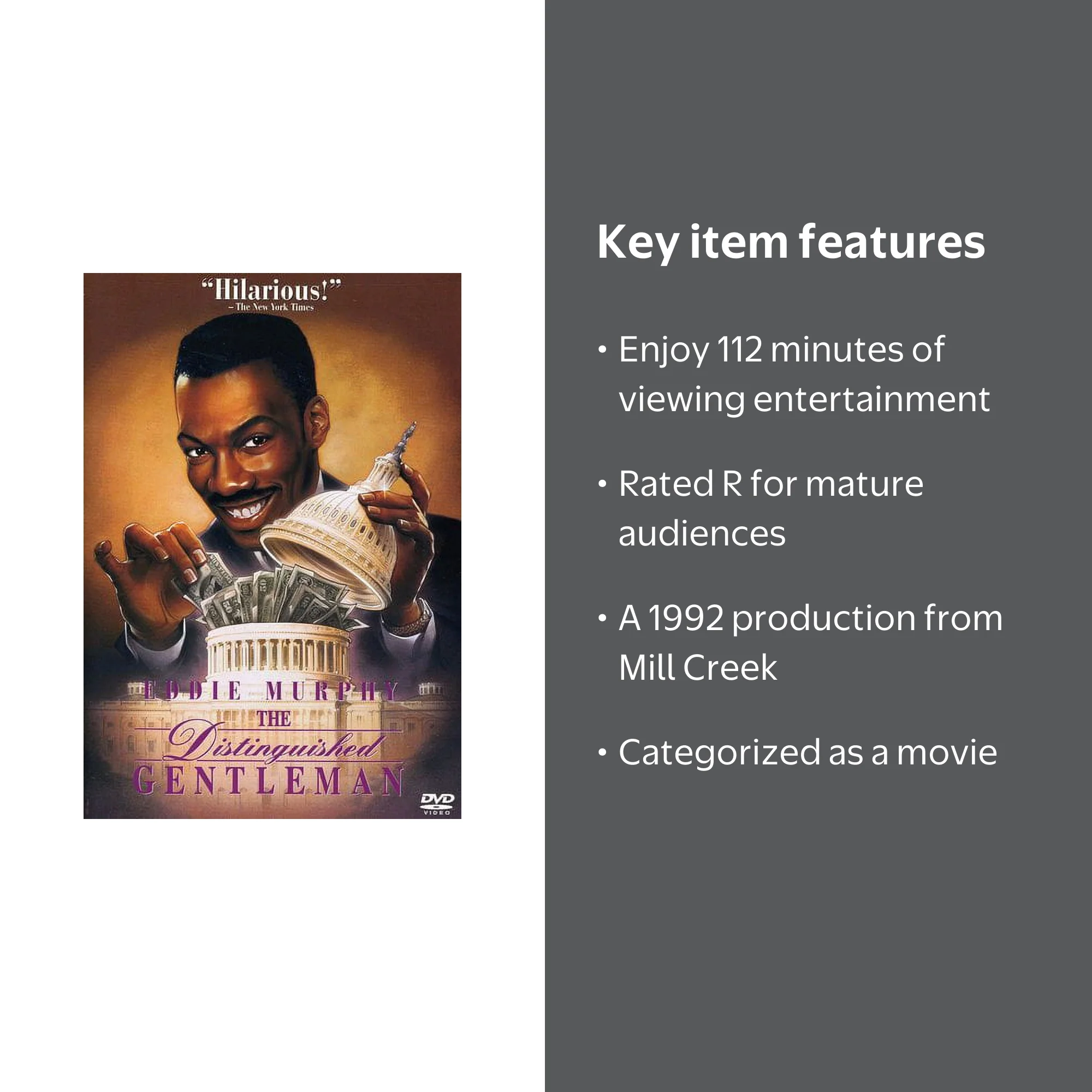 Mill Creek Classic Hollywood: The Distinguished Gentleman Comedy