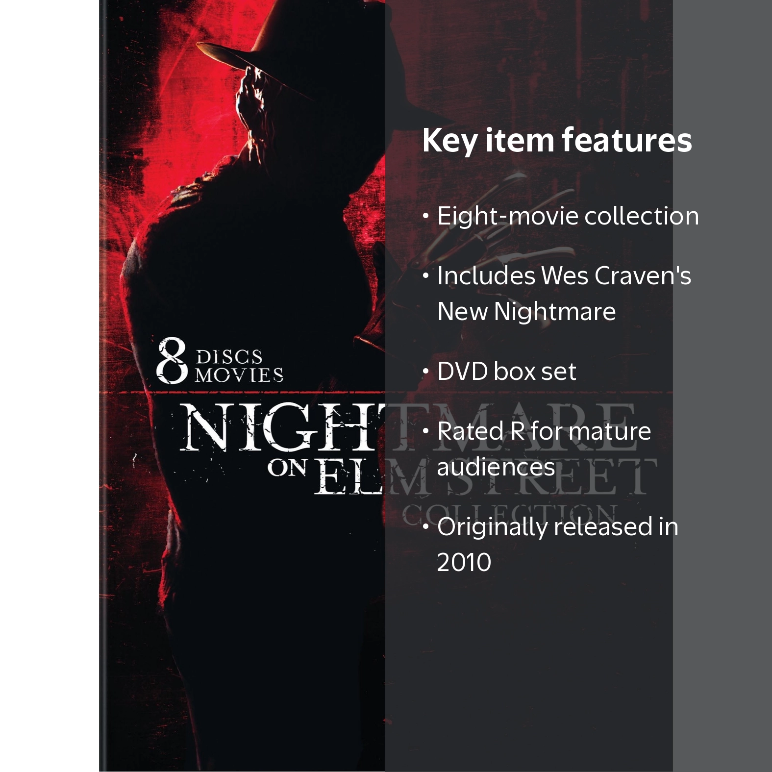 Free Shipping! SDS Nightmare on Elm Street 8 Movie Collection DVD