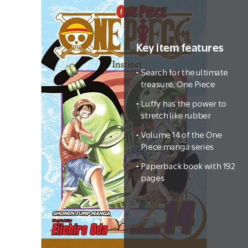 One Piece One Piece, Vol. 14: Instinct, Book 14, (Paperback