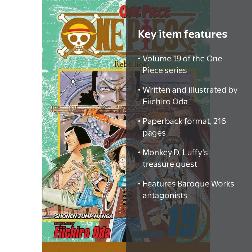 Eiichiro Oda, One Piece, Vol. 19, Book 19, Paperback - Walmart.com