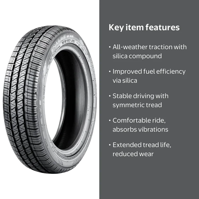 Dunlop All Season Tires for Mitsubishi Mirage 165/65R14 79S Fuel