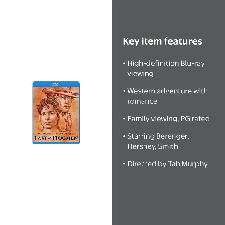 KL Studio Classics, Blu-ray, Last of the Dogmen, PG - Walmart.com