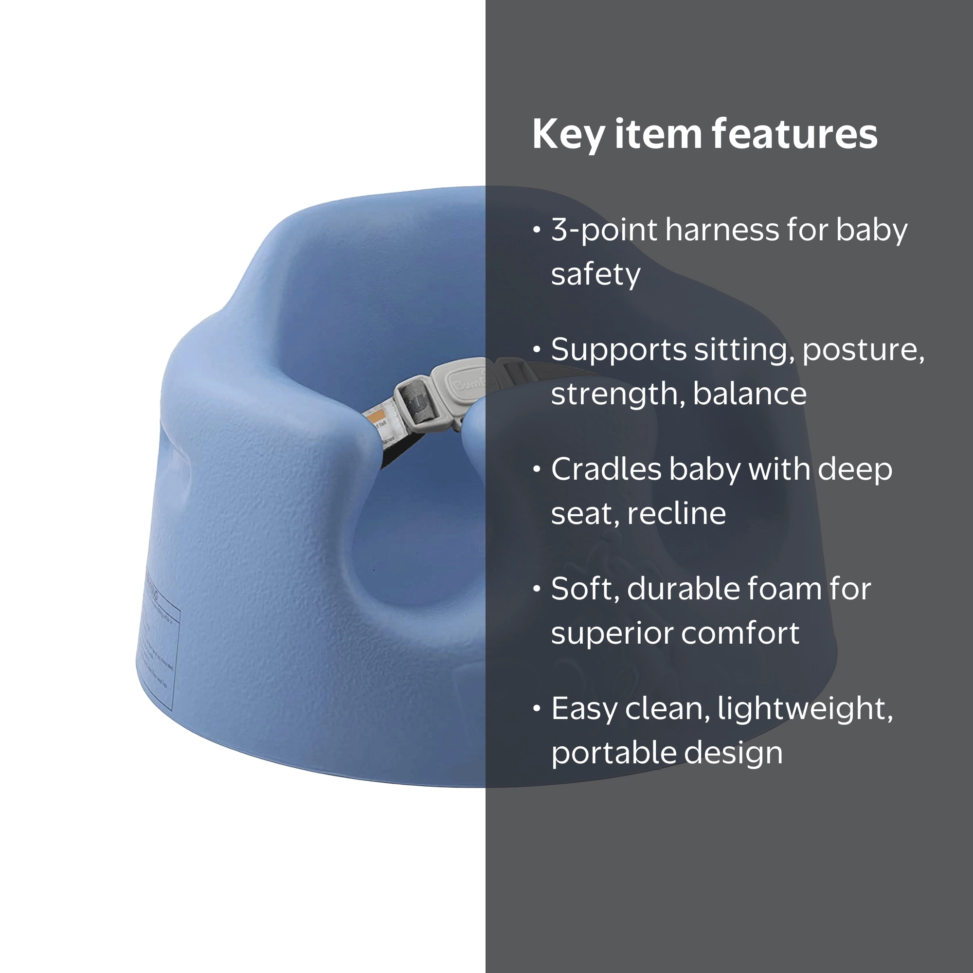 Bumbo Baby Floor Seat – Infant Sitting Chair, Portable and
