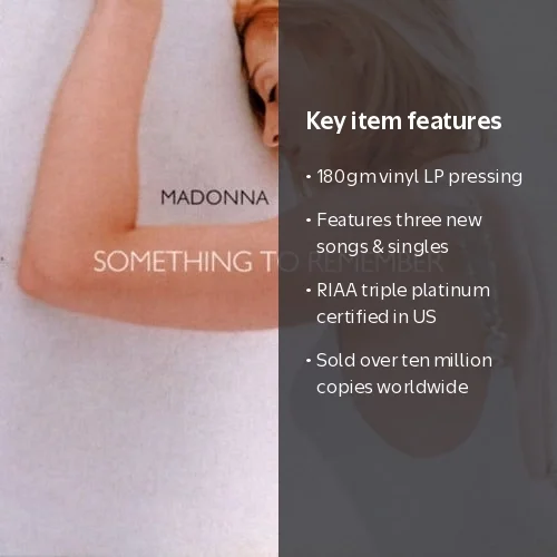 Madonna - Something To Remember - Music & Performance - Vinyl