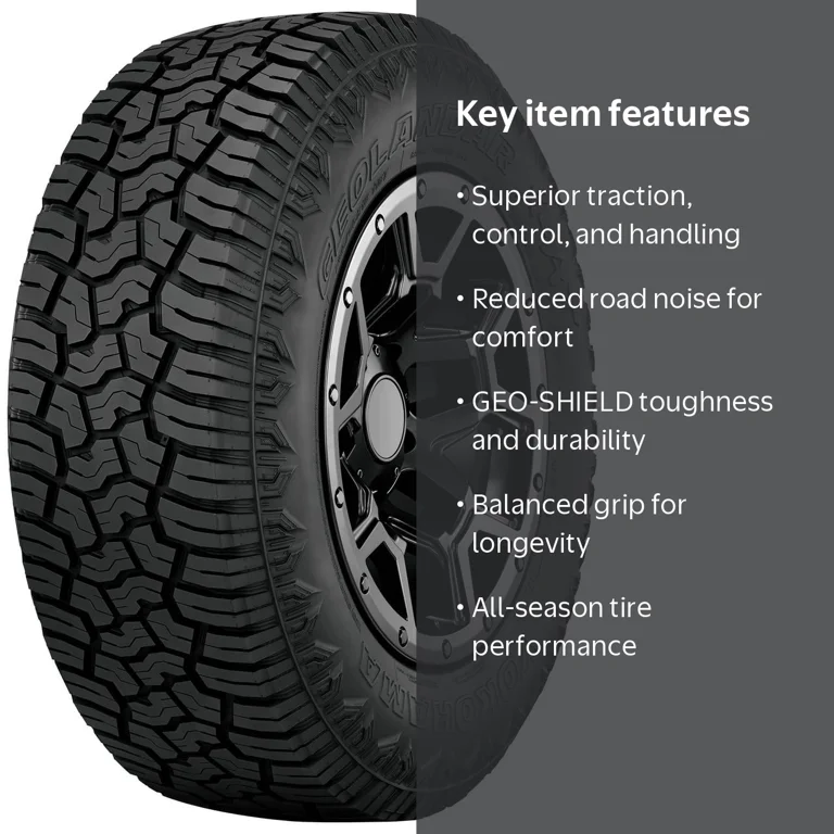 イッサ　YOKOHAMA GEOLANDAR X-AT 2本セット B Yokohama Geolandar X-AT 37X13.50R17/10 121Q BW All Season Tire