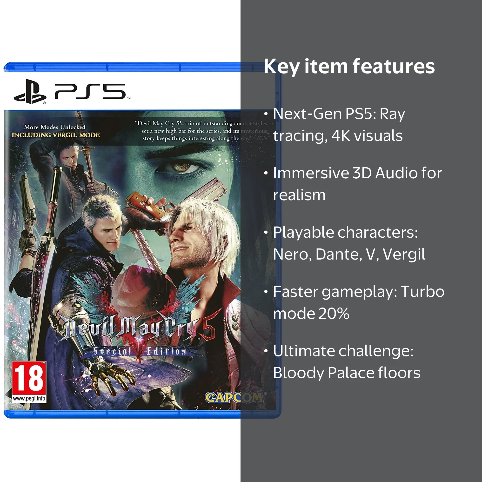 Devil May Cry, Devil May Cry 5 Special Edition, PS5 - Walmart.com