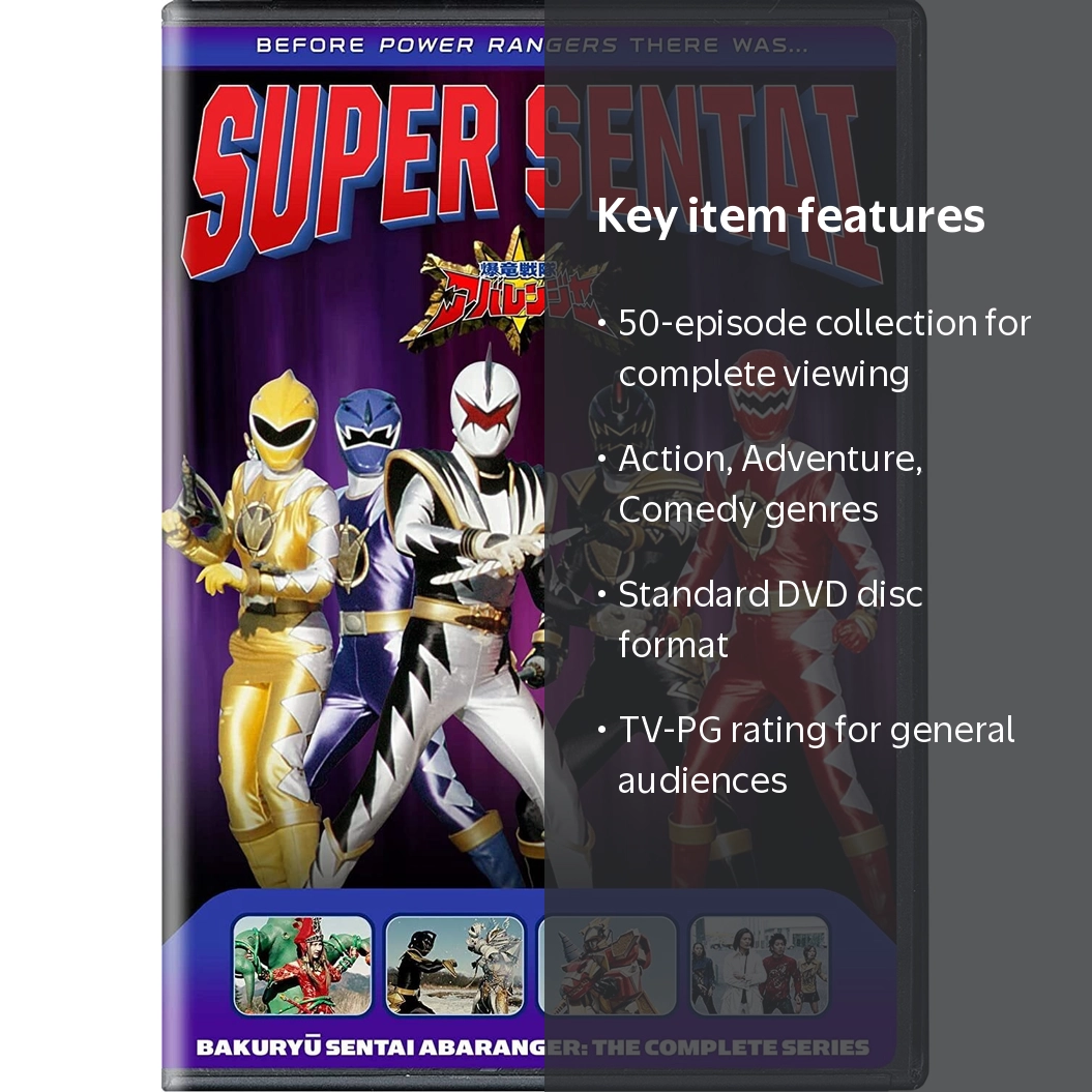 Bakuryū Sentai Abaranger: The Complete Series (DVD) - Walmart.com