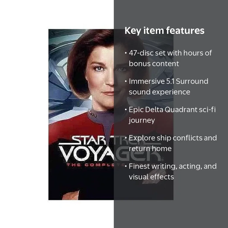 Star Trek Voyager: The Complete Series (DVD), 47-disc set with