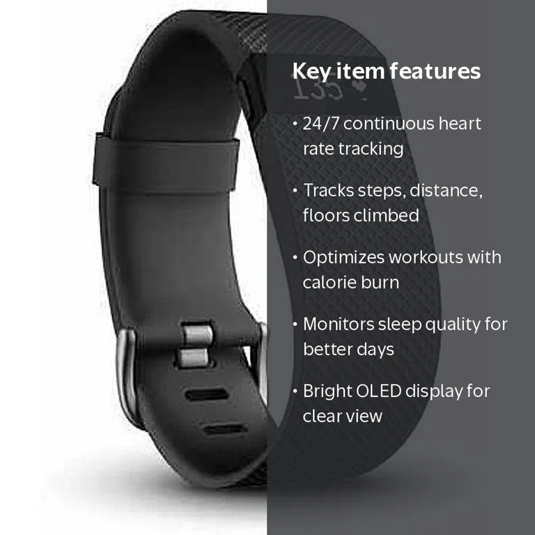 Free Shipping! Fitbit Charge HR Heart Rate + Activity Wristband
