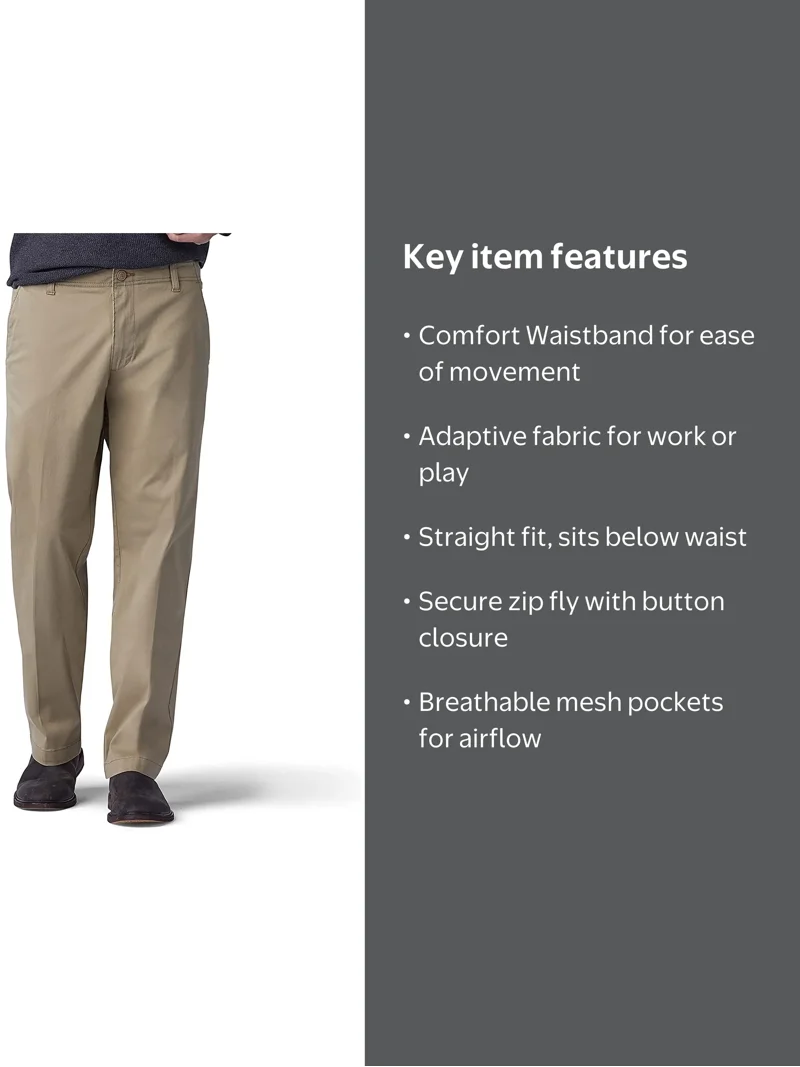 Lee Men's Premium Select Extreme Comfort Pant - Walmart.com