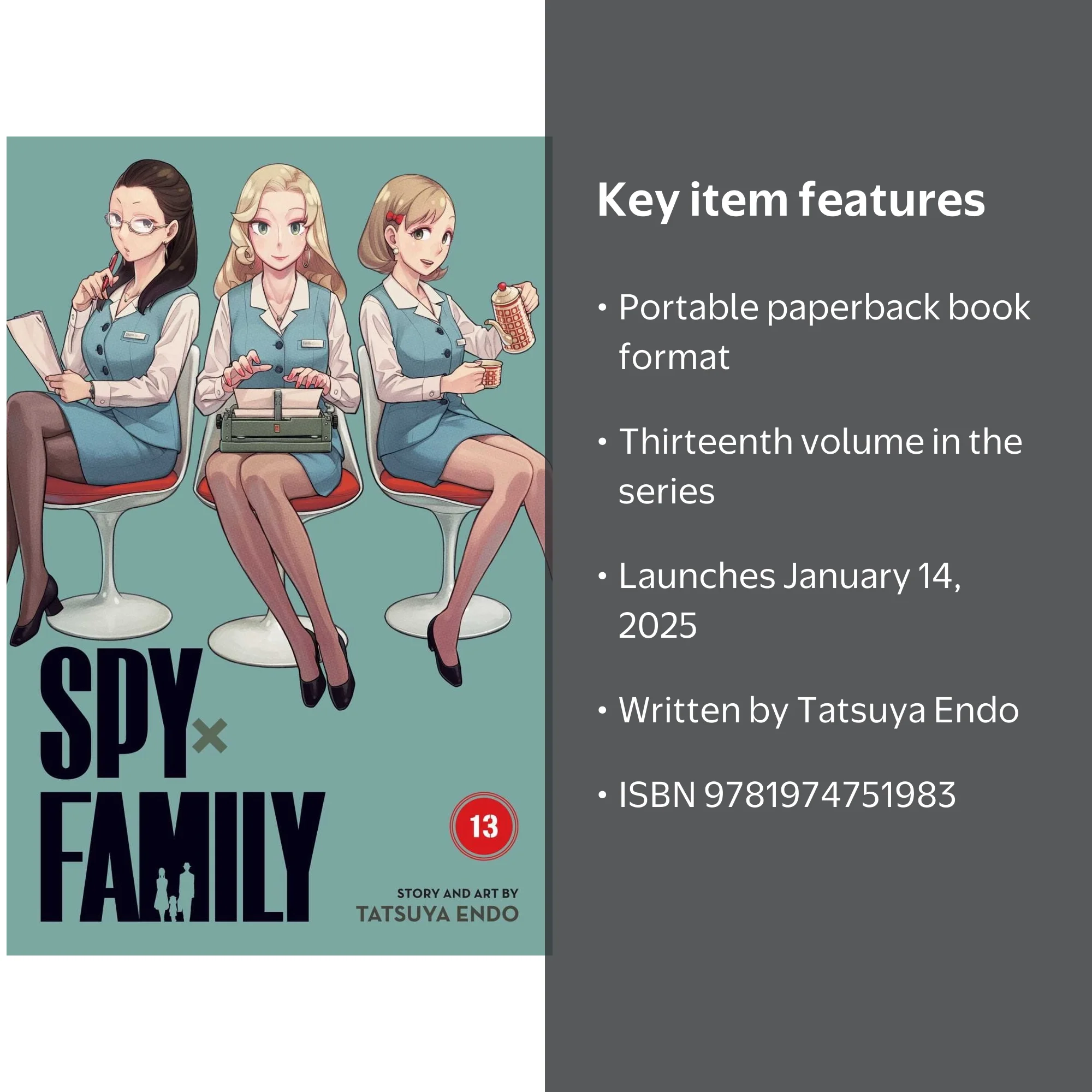 Spy X Family, Vol. 13 (Paperback) - Walmart.com