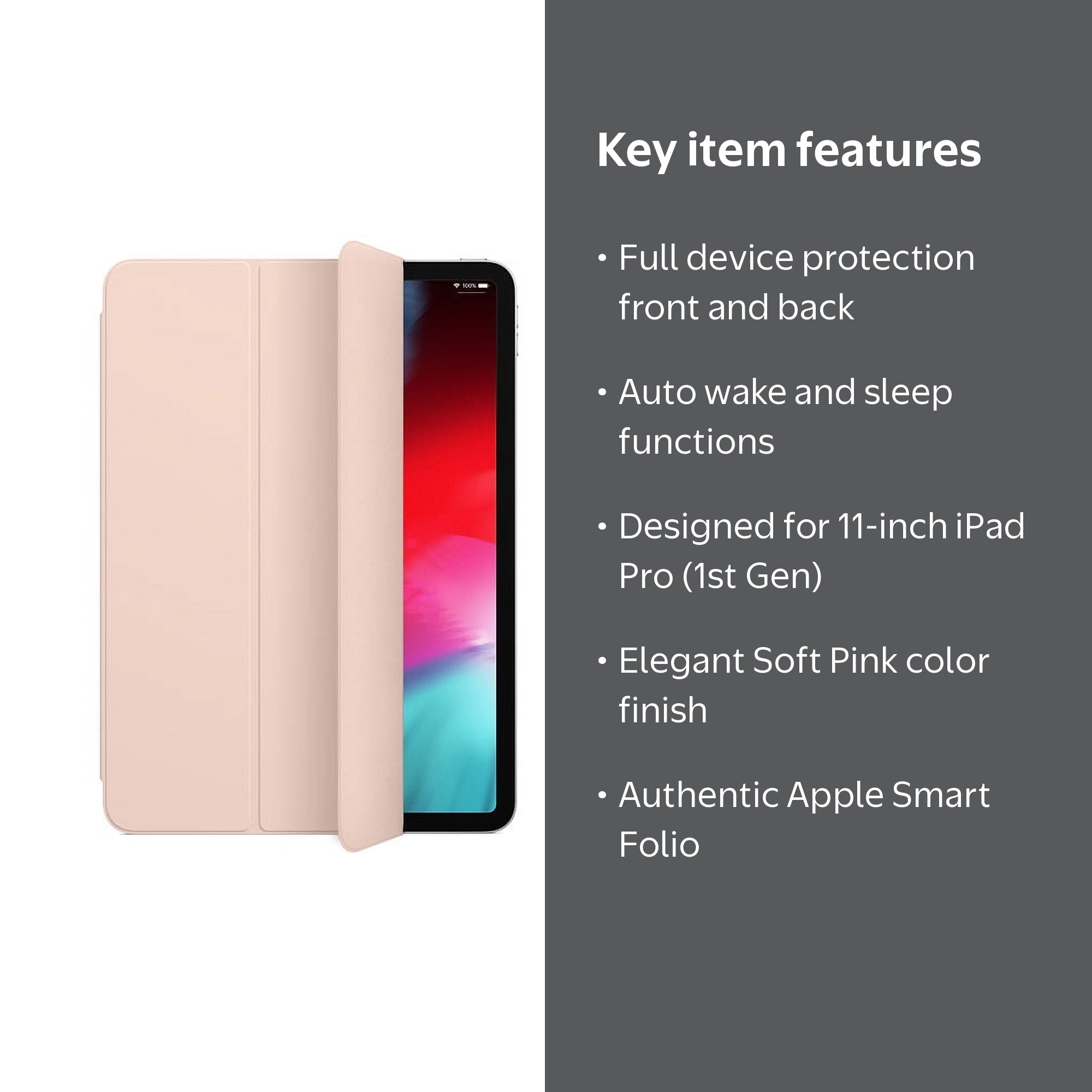 Apple Smart Folio for 11-inch iPad Pro (1st Generation) - Soft