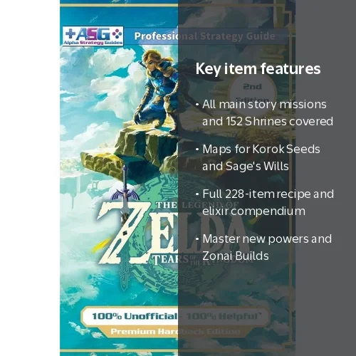 The Legend of Zelda Tears of the Kingdom Strategy Guide Book (2nd
