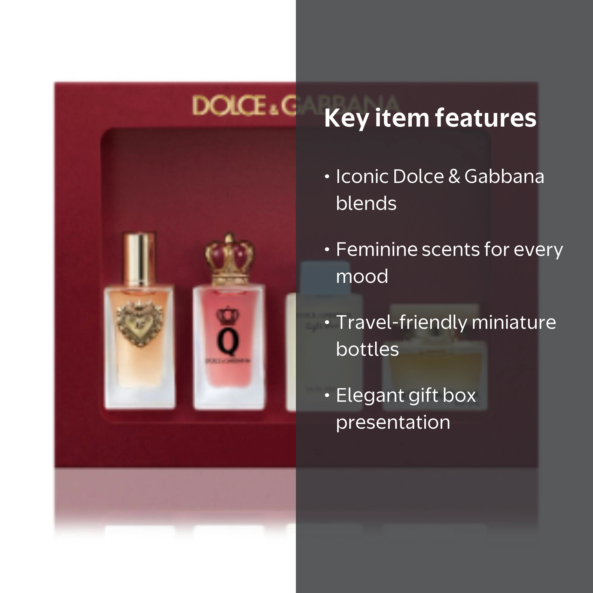 Dolce & Gabbana Womens 4-Pc Mini Fragrance Gift Set EDT & EDP