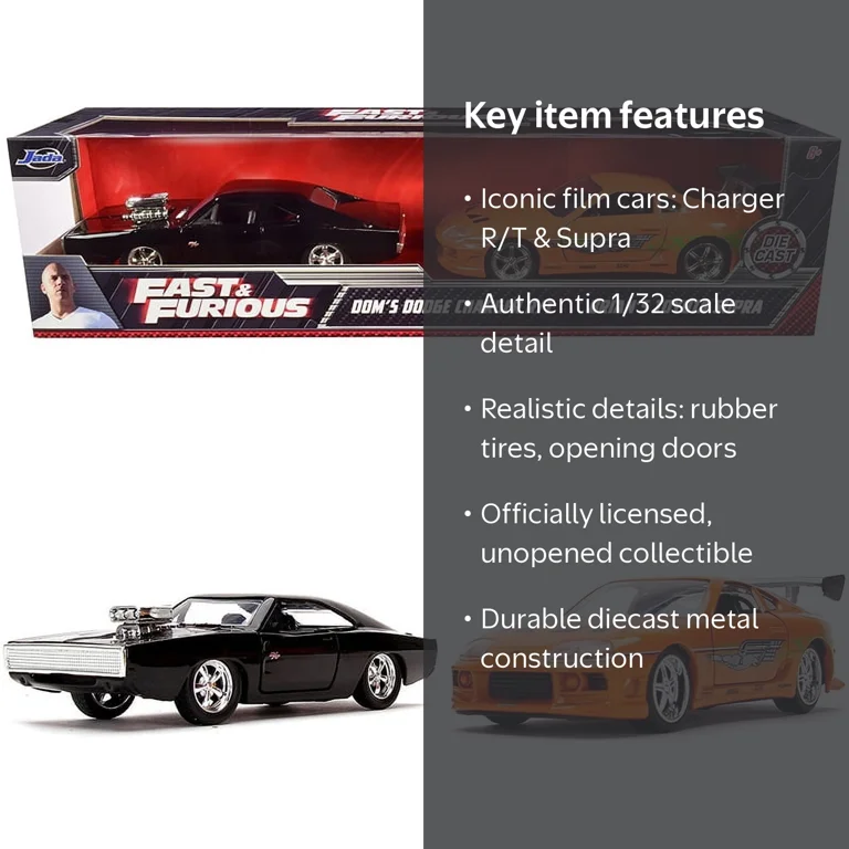 Jada's Fast & Furious Collectible Diecast Model Cars: Dom's Dodge