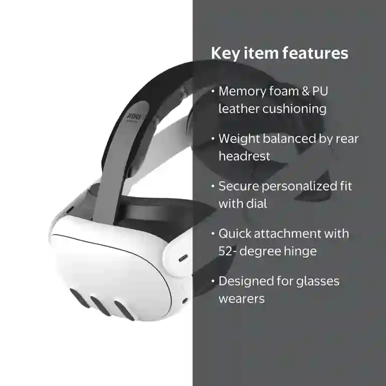 KIWI design K4 Comfort Head Strap for Meta Quest 3/Quest 3S KIWI design K4 Comfort Head Strap for Meta Quest 3/Quest 3S