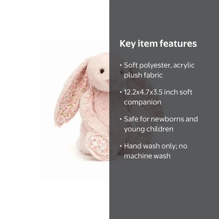 Jellycat Blossom Blush Bunny “Cherry” Medium 12.2
