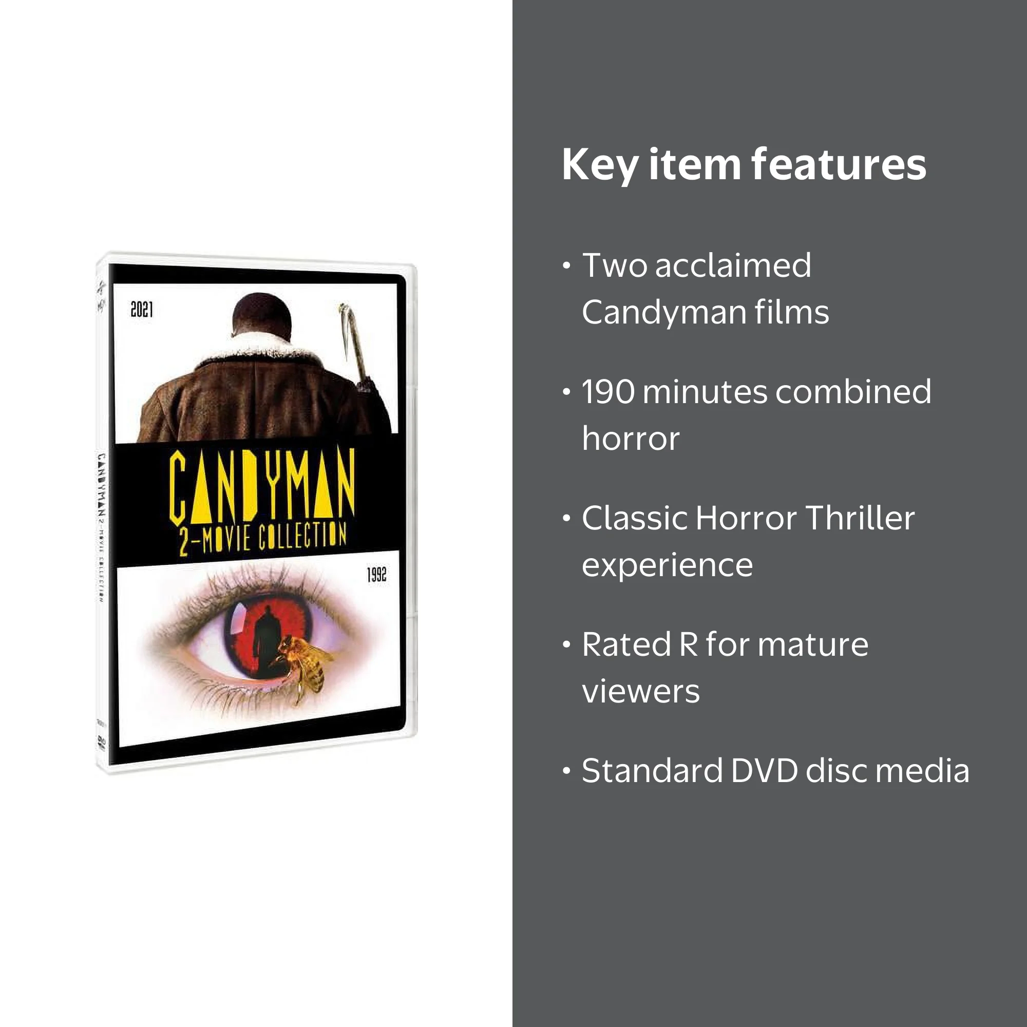 Man DVDまとめ売り 2D.2D. Mania Labo. SDS, 2-Movie Collection DVD, Candyman, Horror Thriller R - Walmart.com