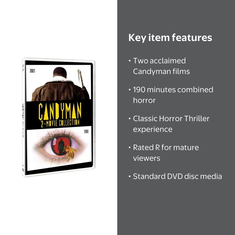 SDS, 2-Movie Collection DVD, Candyman, Horror Thriller R - Walmart.com