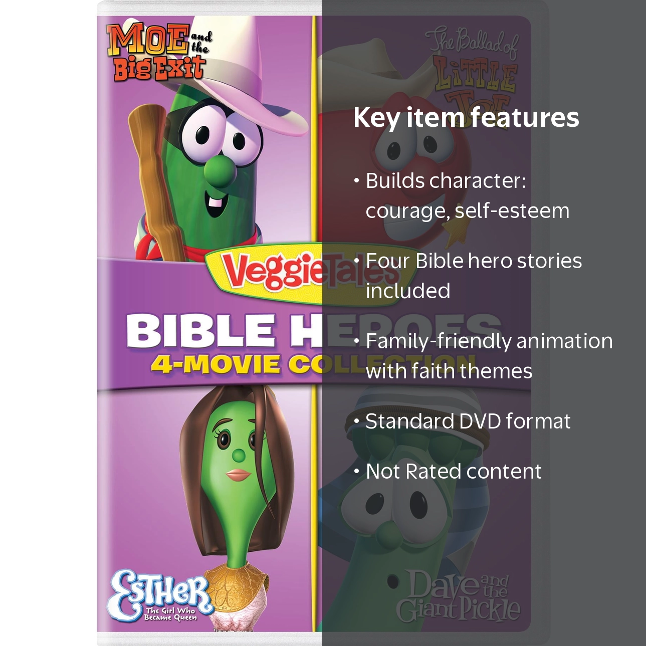 VeggieTales: Bible Heroes 4-Movie Collection (DVD), Family
