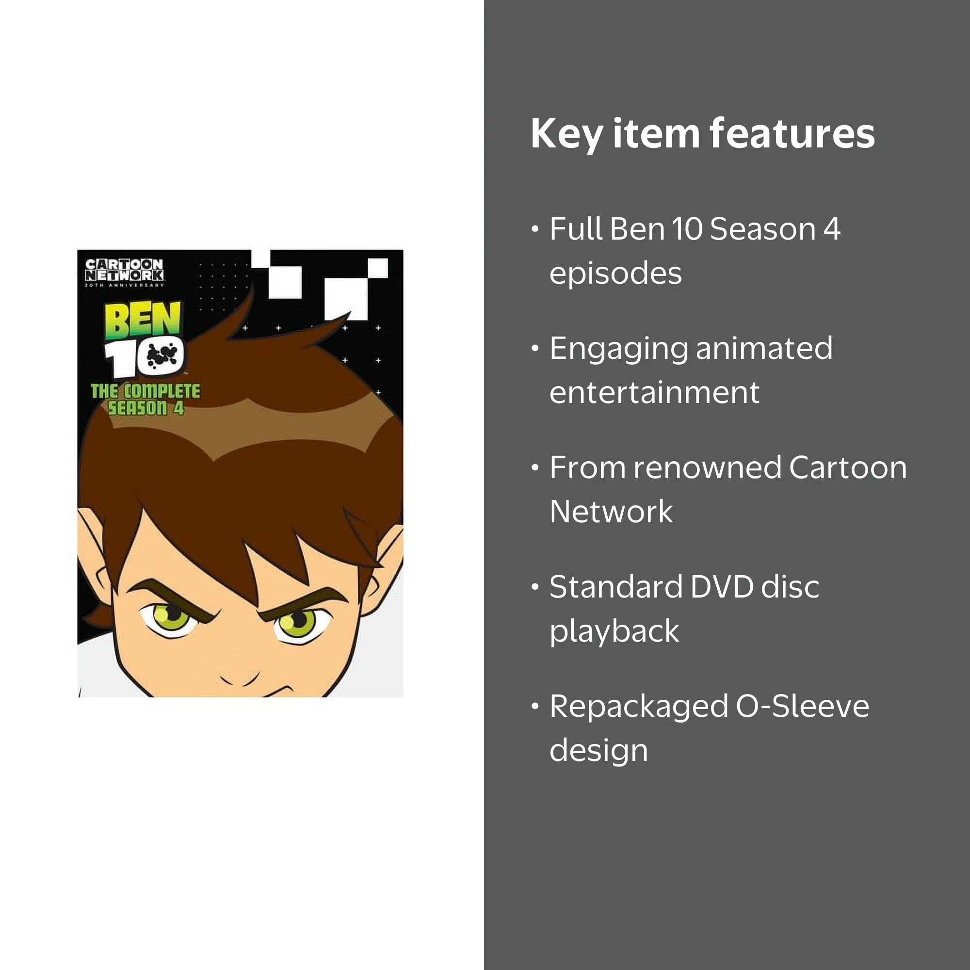 Cartoon Network: Classic Ben 10 Season 4 (Repackage/O-Sleeve/DVD