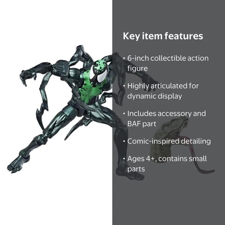 Marvel's Spider-Man Legends Series 6-inch Action Figure: Venom's