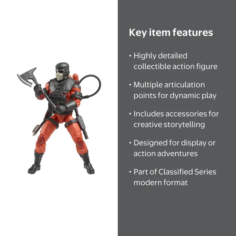 G.I. Joe Classified Series Special Missions Action Figure Barbecue