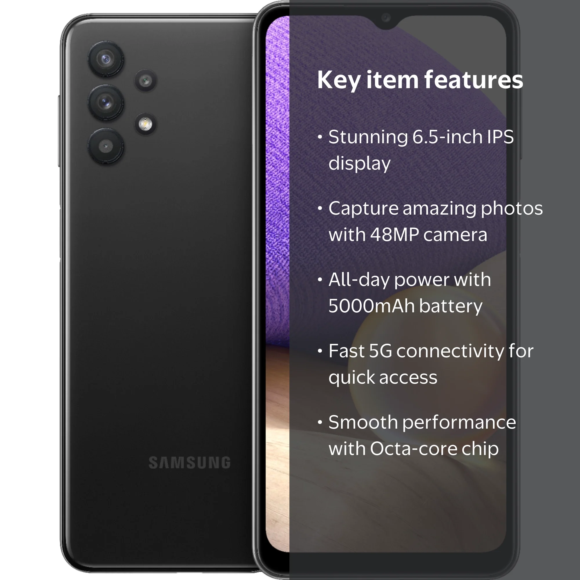 Samsung, Smartphone, A326U, Fully Unlocked, 64GB Black - Walmart.com