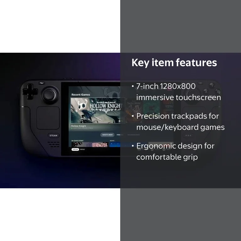 Valve Steam Deck 256GB Handheld Gaming Console, 1280 x 800 LCD