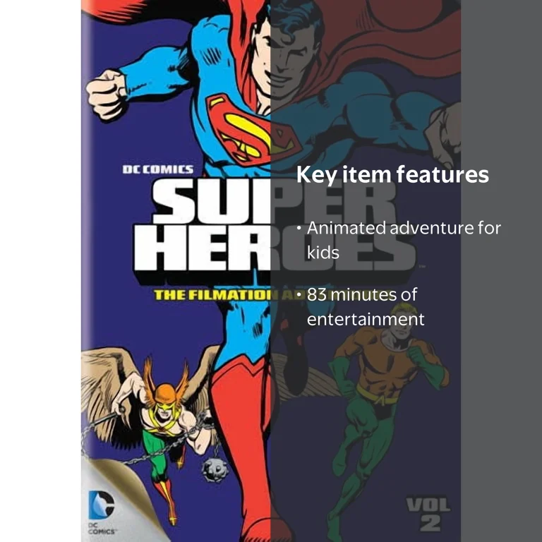 DC Super Heroes: The Filmation Adventures Volume 2 [DVD] - Walmart.com