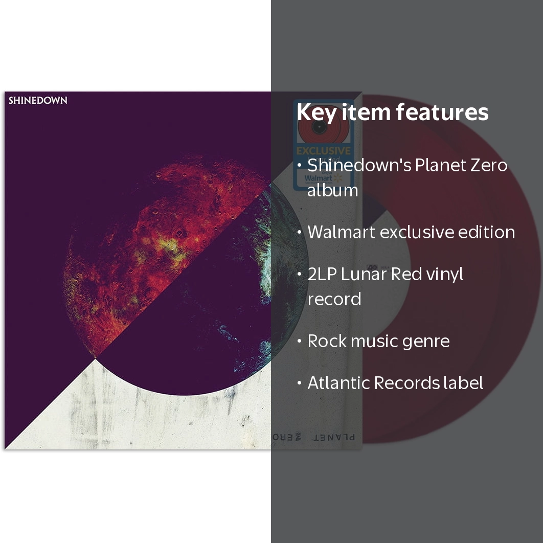 Atlantic, Shinedown - Planet Zero, Vinyl Lunar Red 2LP - Walmart.com