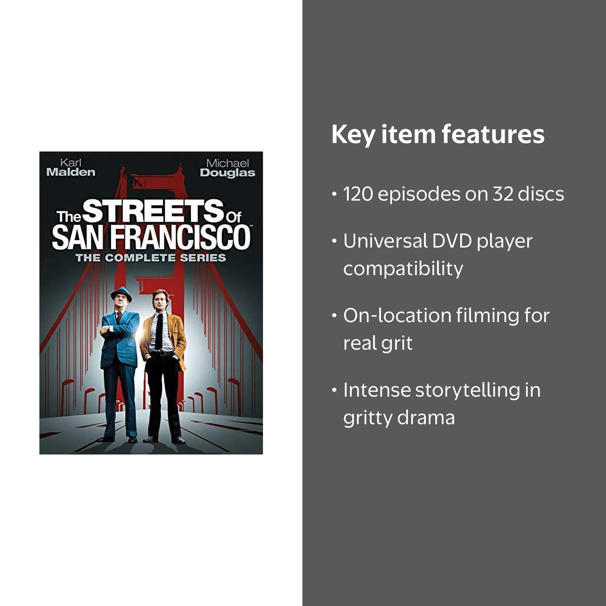 The Streets of San Francisco: The Complete Series (DVD) - Walmart.com