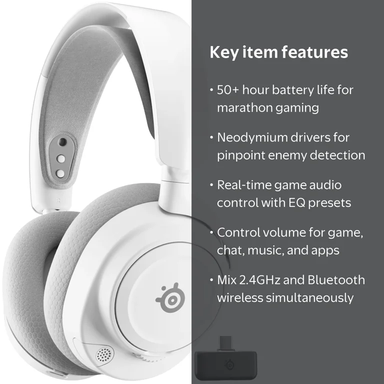 SteelSeries Arctis Nova 7 Wireless Gen 2 Multi-Platform Gaming