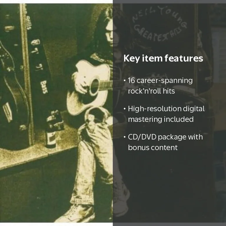 Reprise, Neil Young - Greatest Hits, 16 selections since 1969