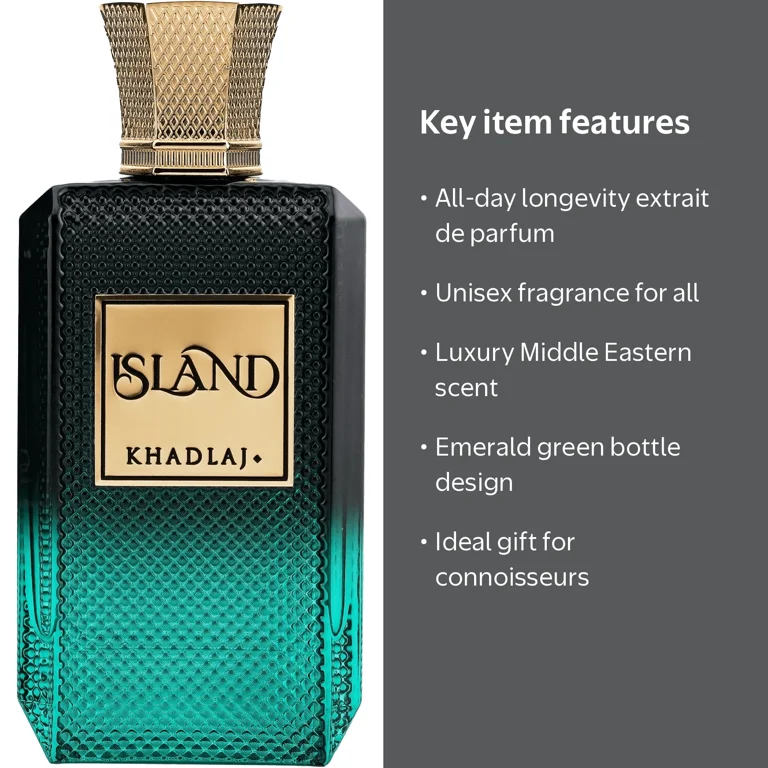 Khadlaj Perfumes, Island Extrait de Parfum Spray, 3.4 OZ - Walmart.com
