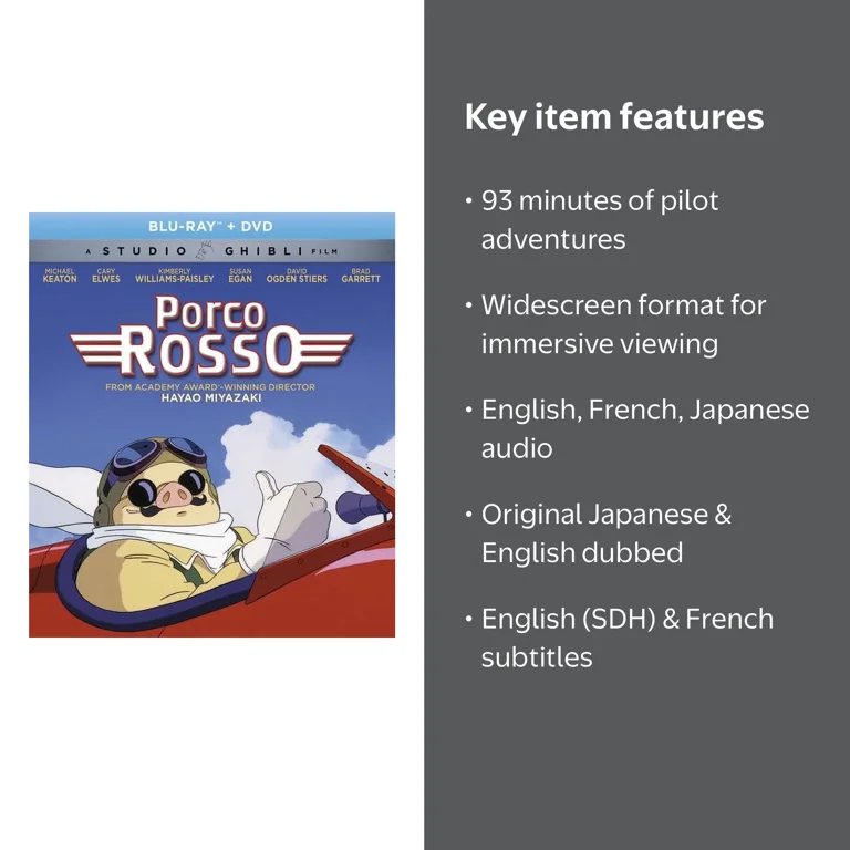 Porco Rosso [Blu-ray](中古品) Porco Rosso (Blu-ray) - Walmart.com