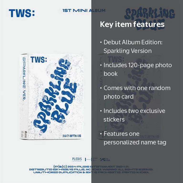 TWS - TWS 1st Mini Album 'Sparkling Blue' (Sparkling Ver.) - Music