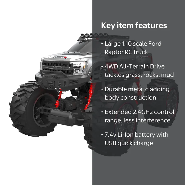Adventure Force 1:10 Ford F150 Radio Control - Walmart.com