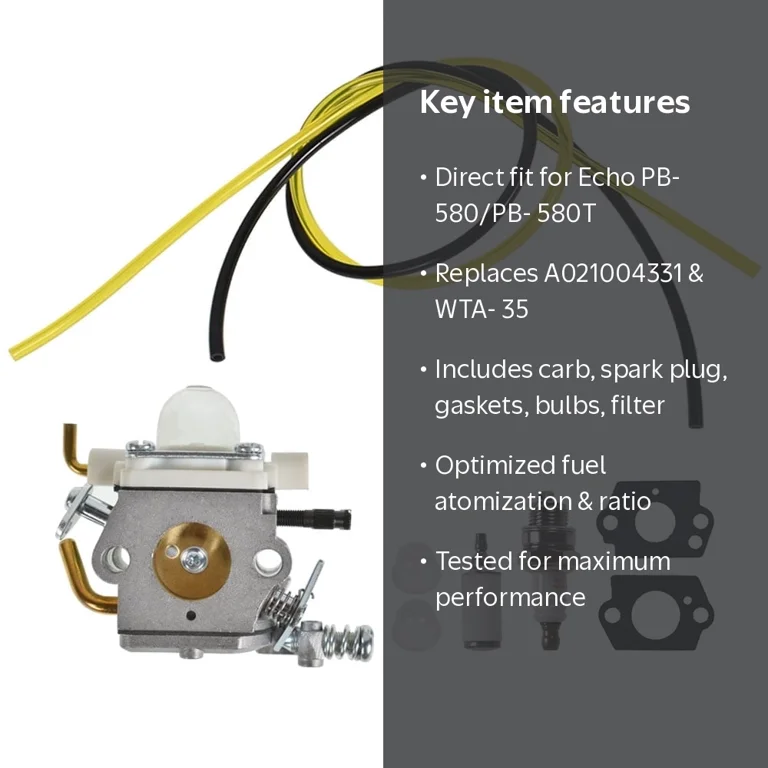 Lab Work WTA-35 Carburetor, A021004331 Backpack Blower Replacement