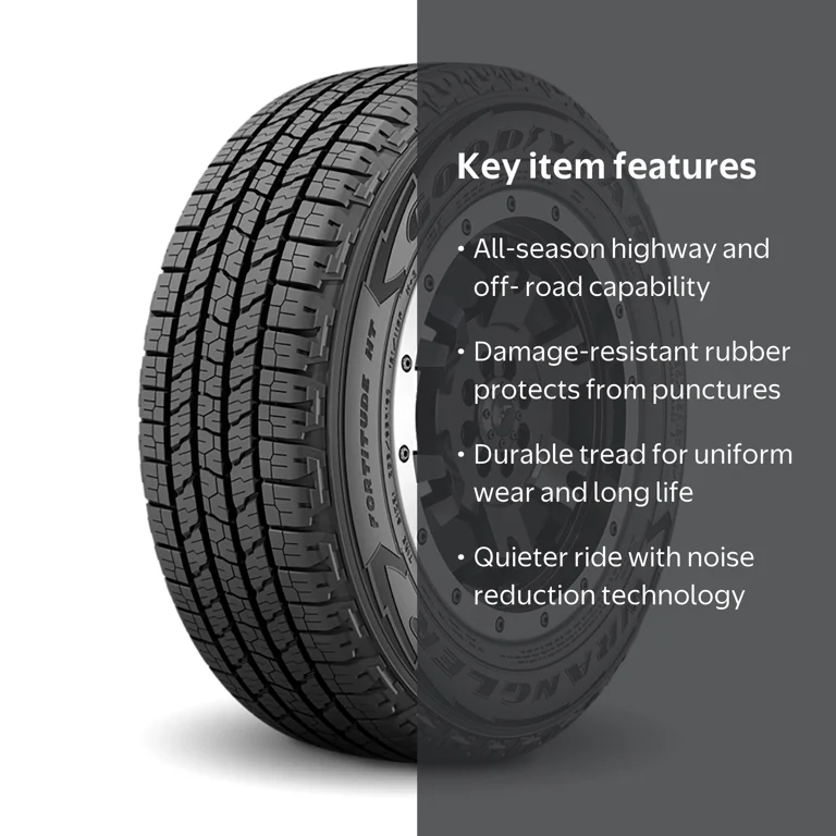 Goodyear Wrangler Fortitude HT 275/65R18 116T All-Season Tire with