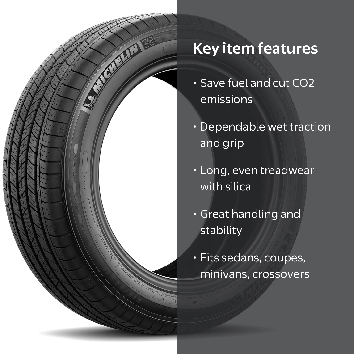 Free Shipping! Michelin Energy Saver A/S, All Season Passenger