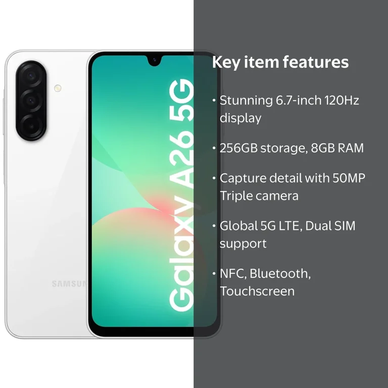 Samsung Galaxy A26 5G (256GB, 8GB) 6.7