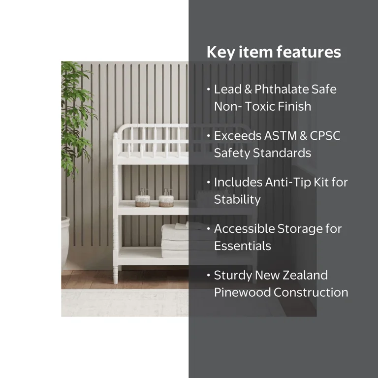 DaVinci Jenny Lind Changing Table in White Finish - Walmart.com