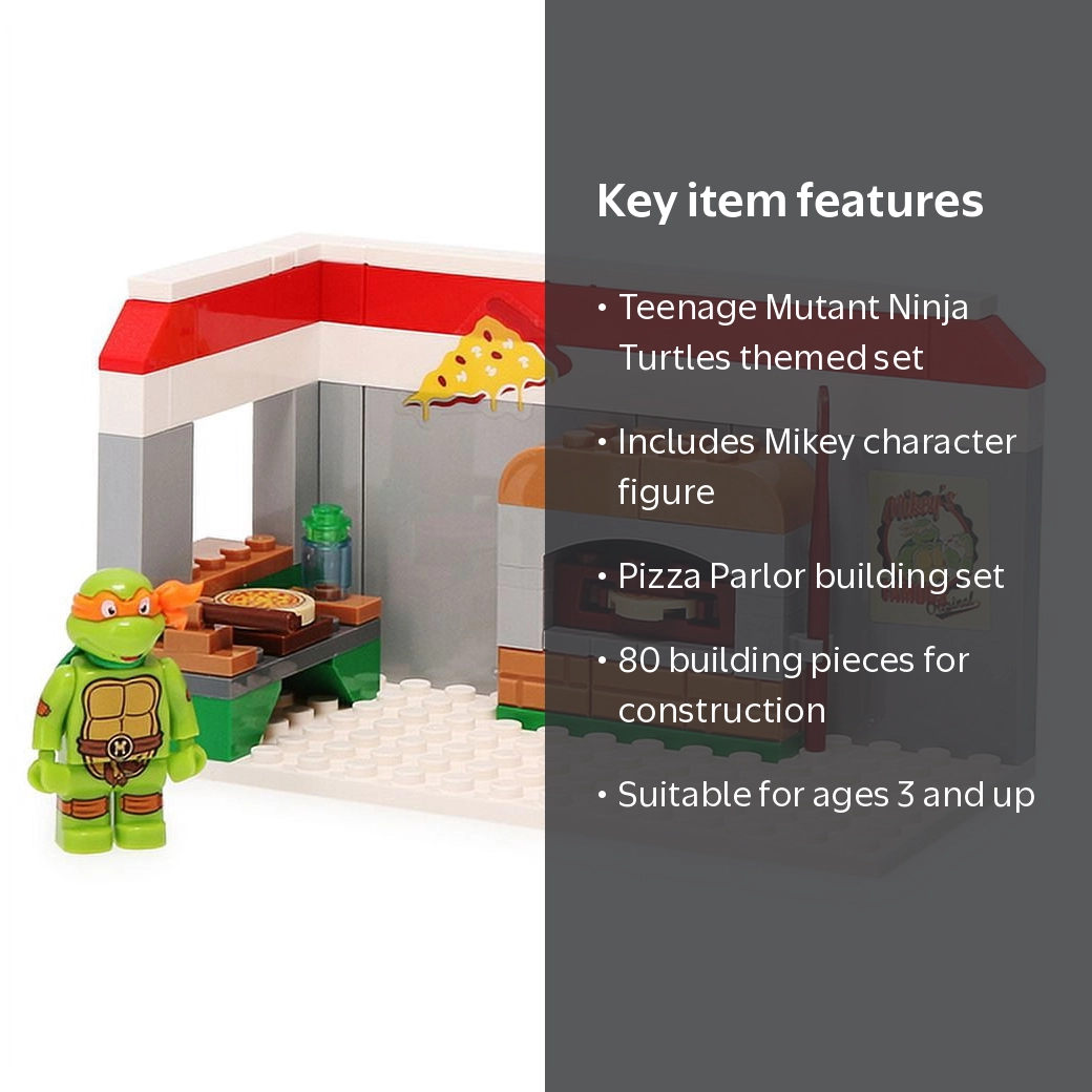 Teenage Mutant Ninja Turtles (TMNT) Playset, Pizza Parlor Mikey