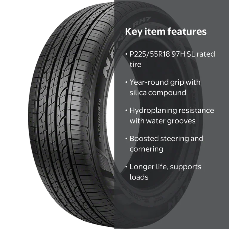 Nexen N'Priz RH7 All Season P225/55R18 97H Passenger Tire for