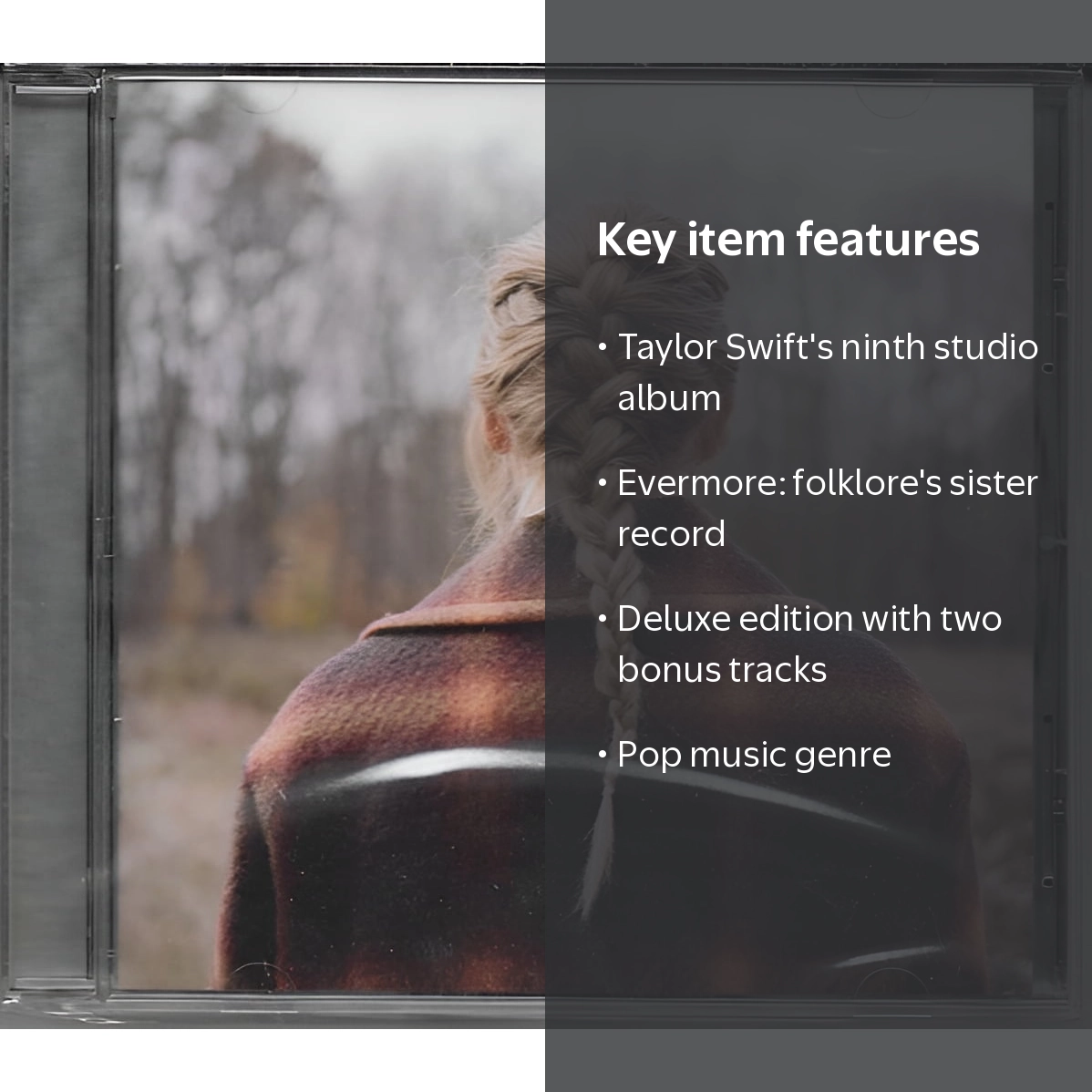 【未開封】エヴァーモア(デラックス・エディション)Taylor Swift Taylor Swift - Evermore Folklore Version - Deluxe Album with Bonus