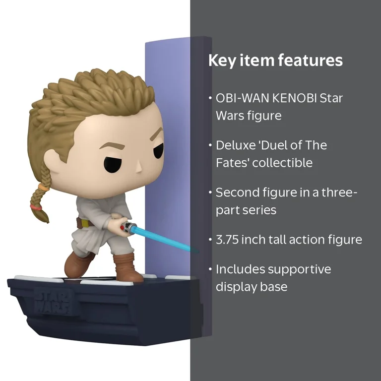 Funko POP! Deluxe Star Wars: Duel of The Fates - OBI-Wan Kenobi