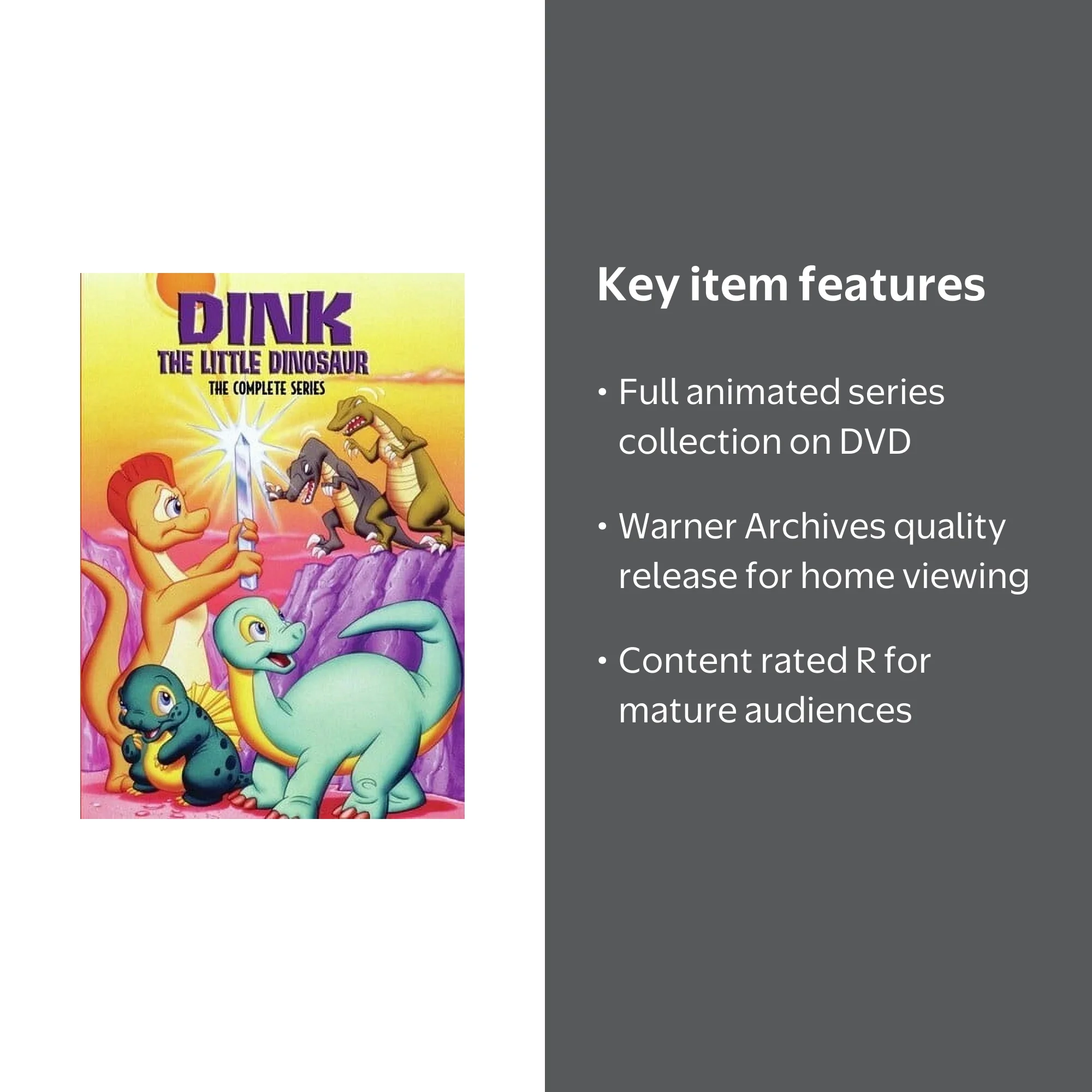 Dink the Little Dinosaur: The Complete Series (DVD), Warner