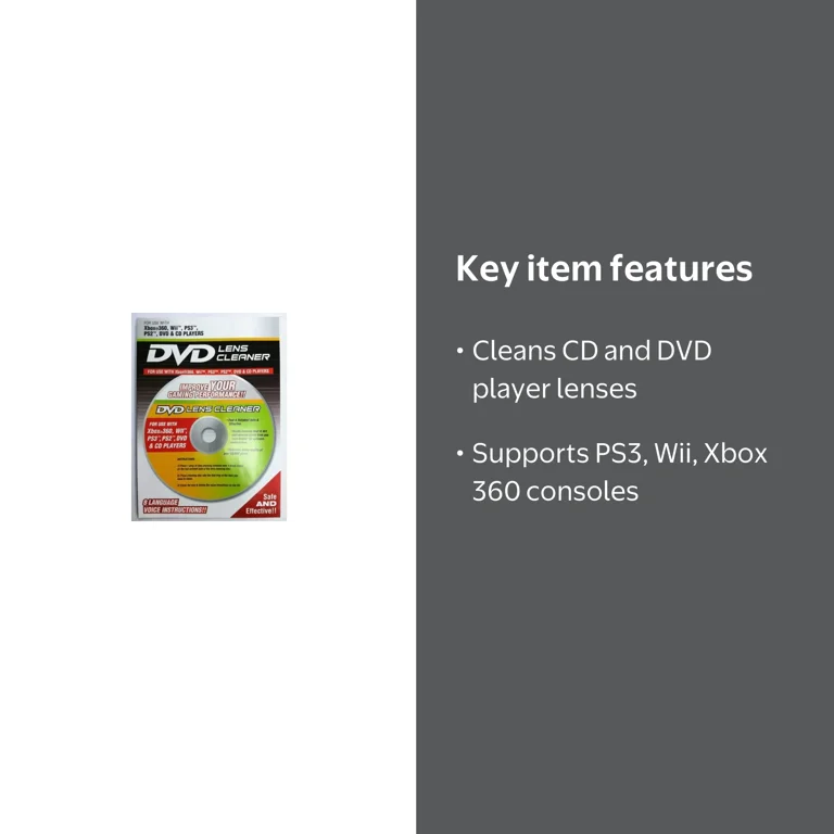 Playtech PS3 Wii Xbox 360 CD DVD Lens Cleaner Brand New Factory