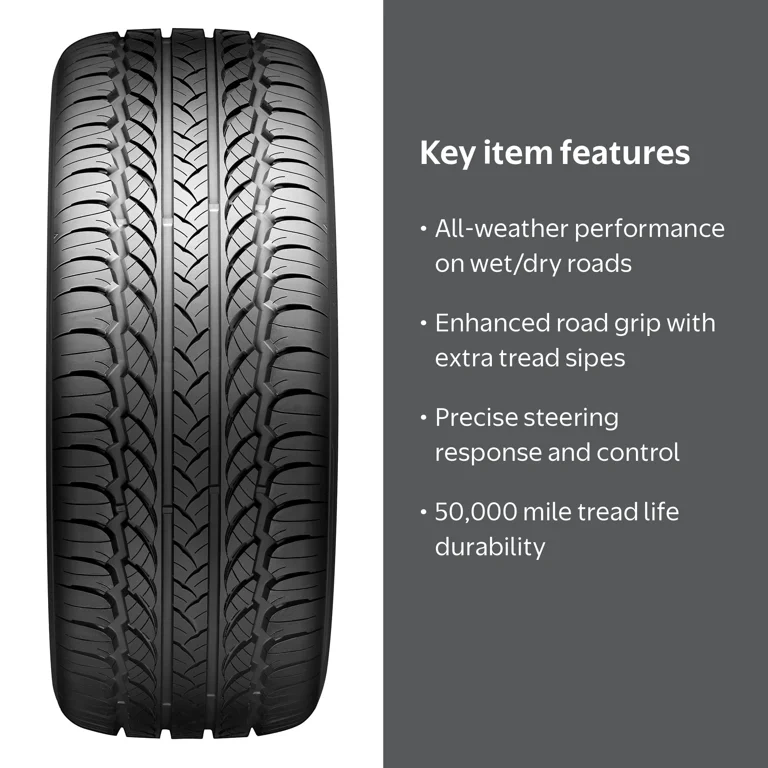 Kumho Tire, Passenger Tire, 195/60R16 89V, All-Season Performance